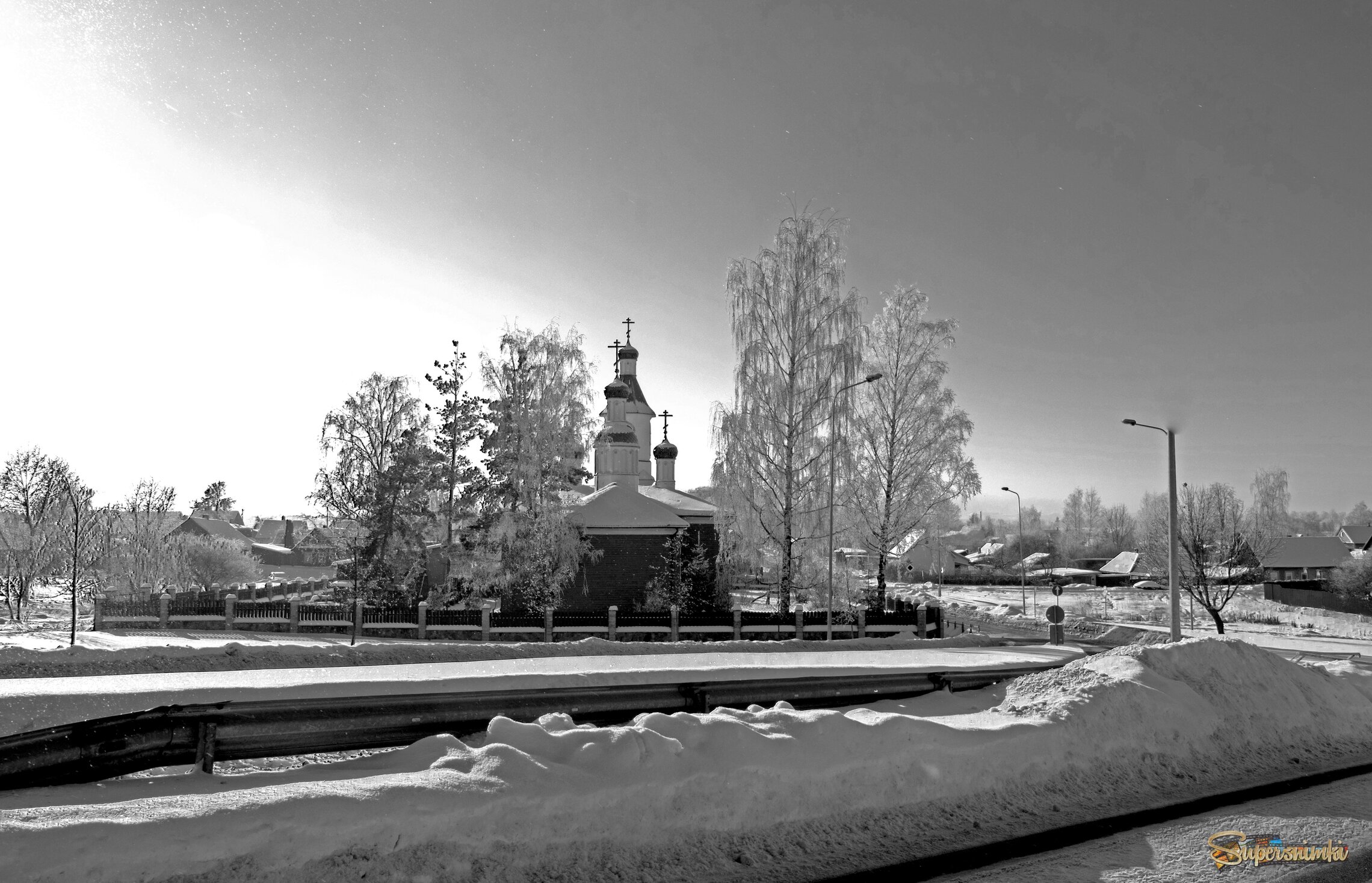 Дорога к храму.