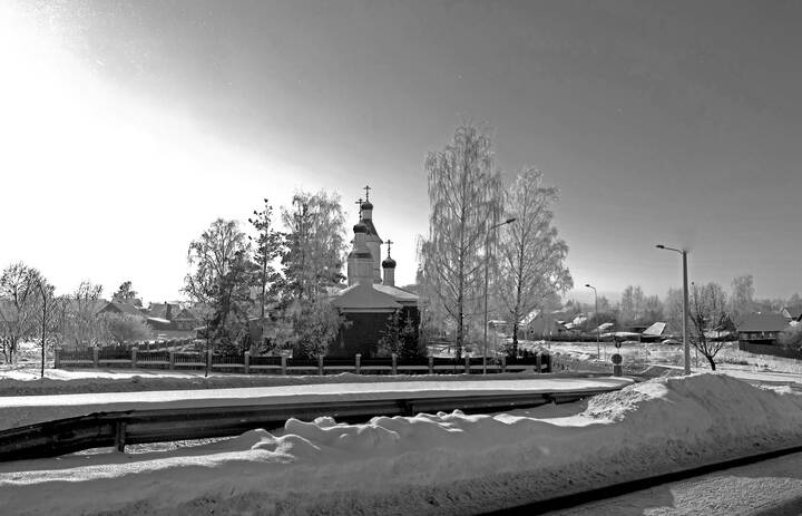 Дорога к храму.