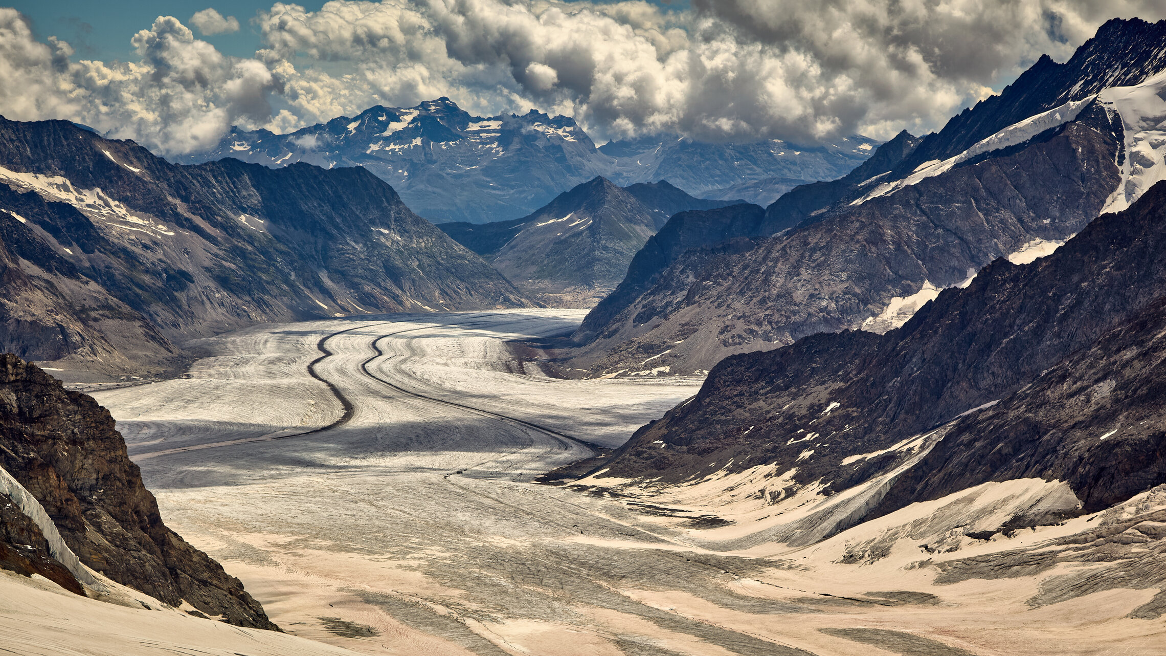 Алечский ледник...