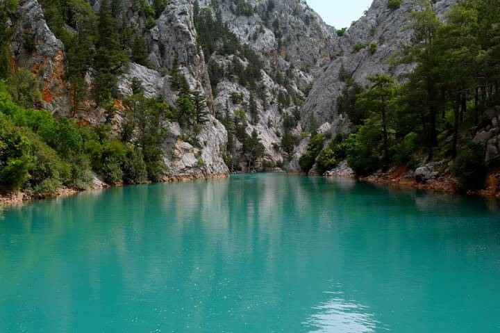 Голубая вода Зелёного каньона