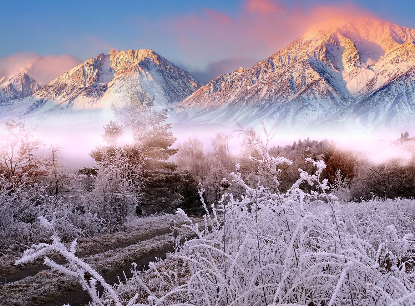 Дорога в горы.