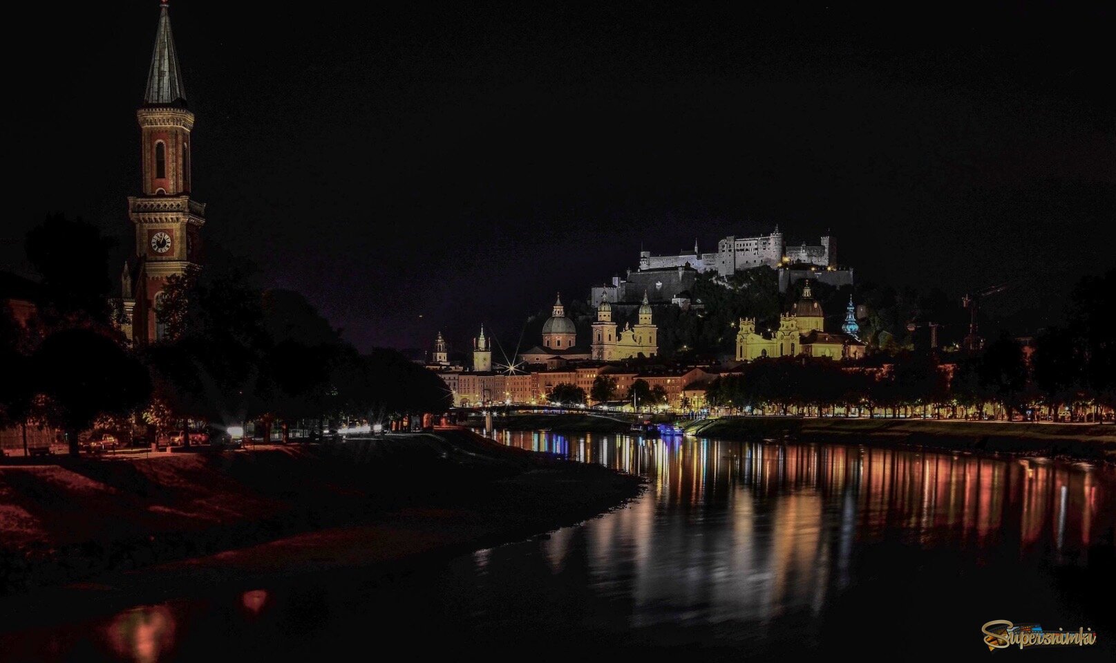 Ночной Зальцбург