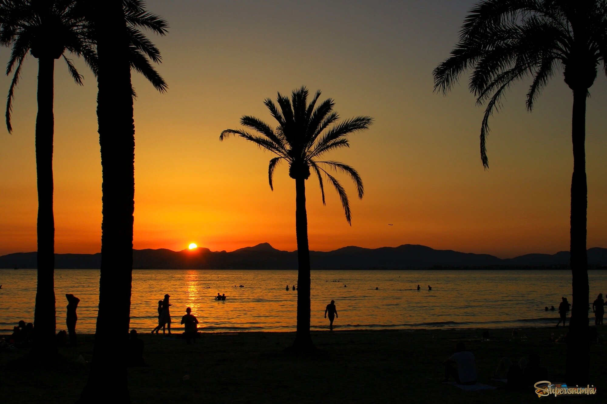 Закат в Пальме Де Майoрке