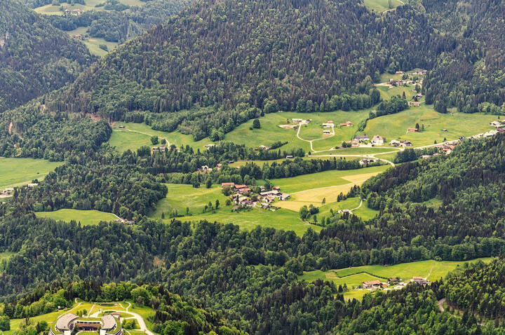 Альпы - Германия.  С высоты  1740м 