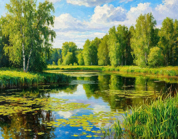 Летний день.