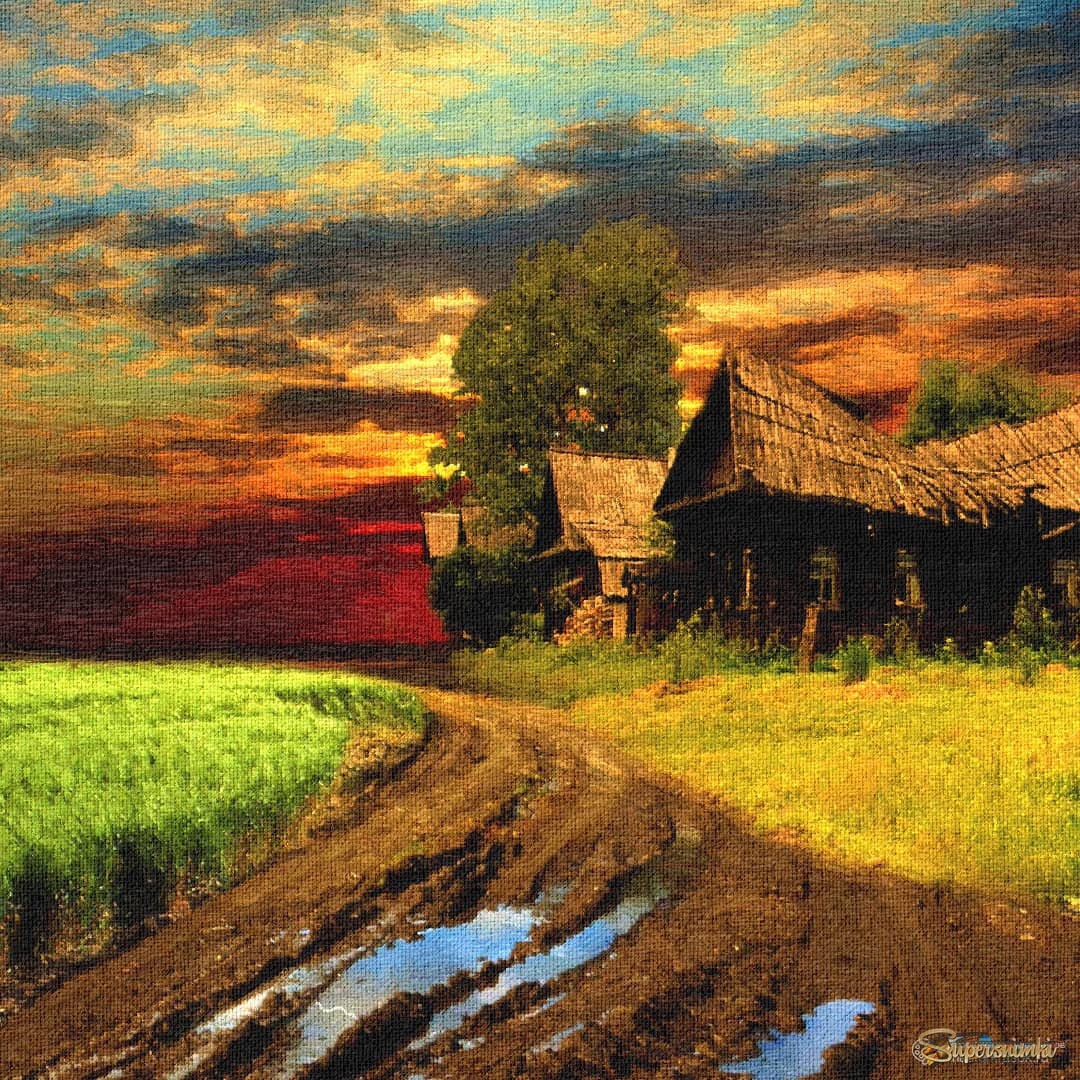 После дождя.