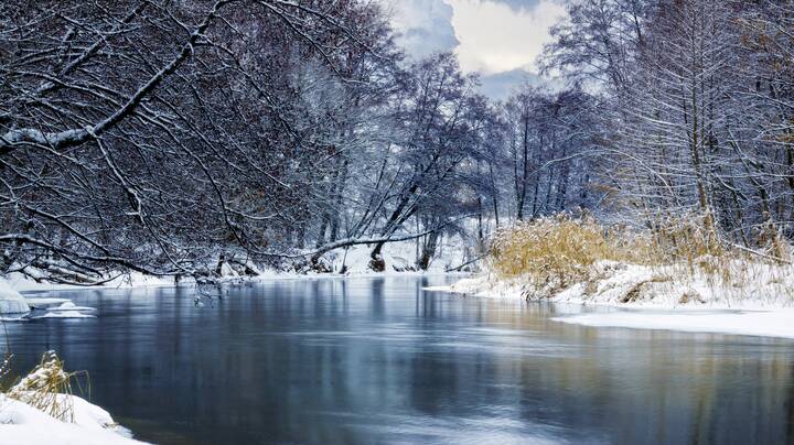 Уса зимой