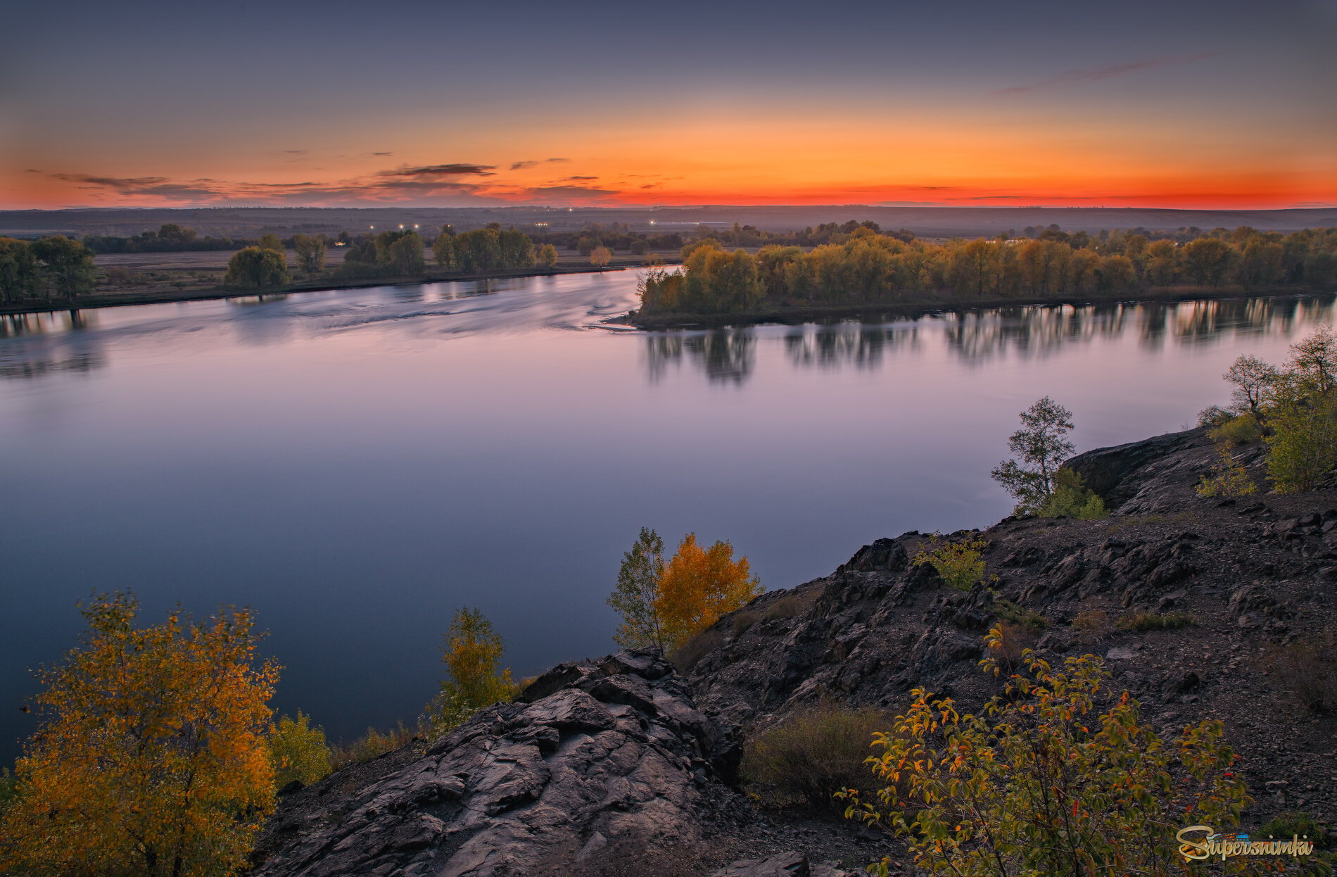 На закате 
