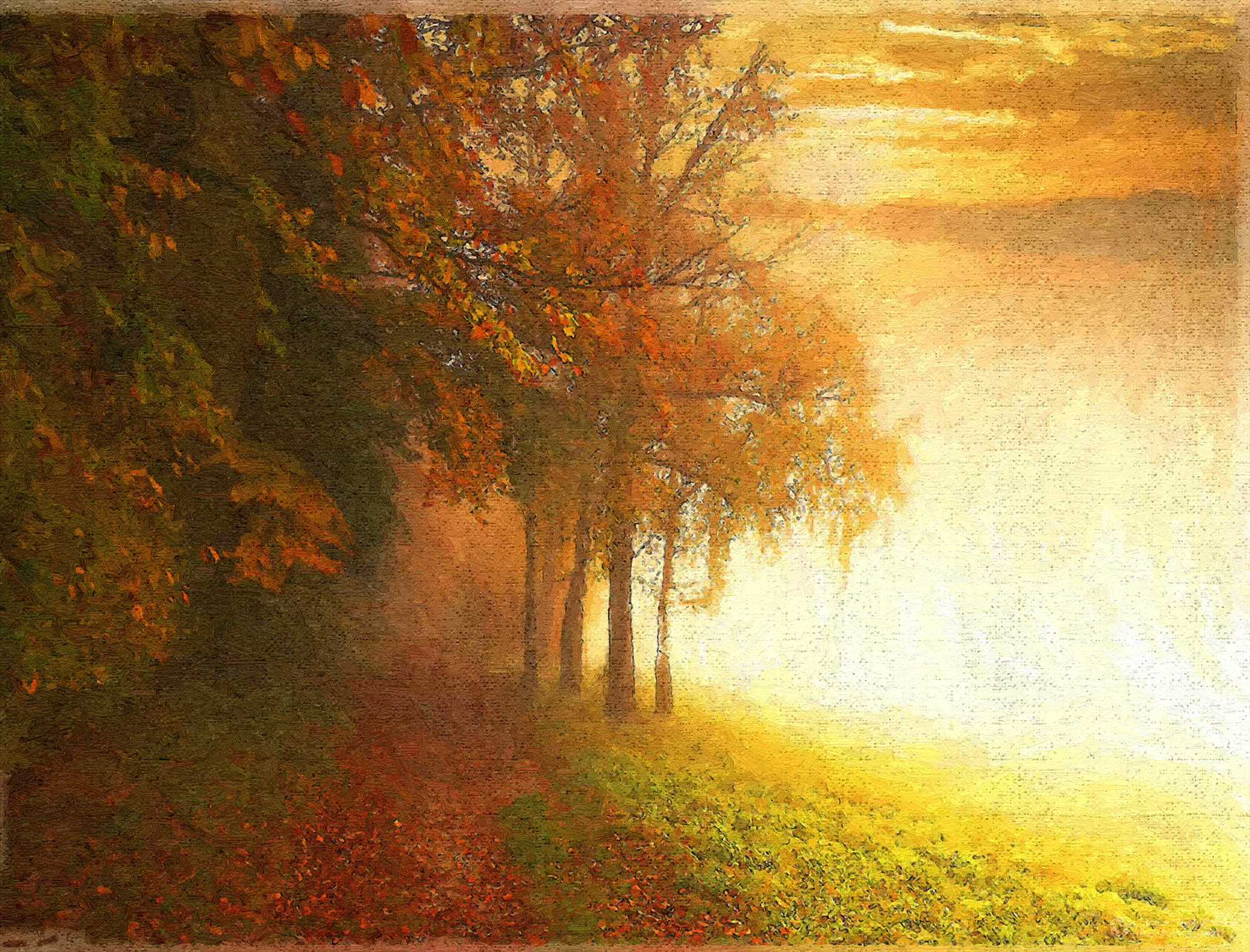 Аллея.