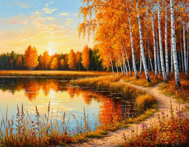 Берёзовая роща.