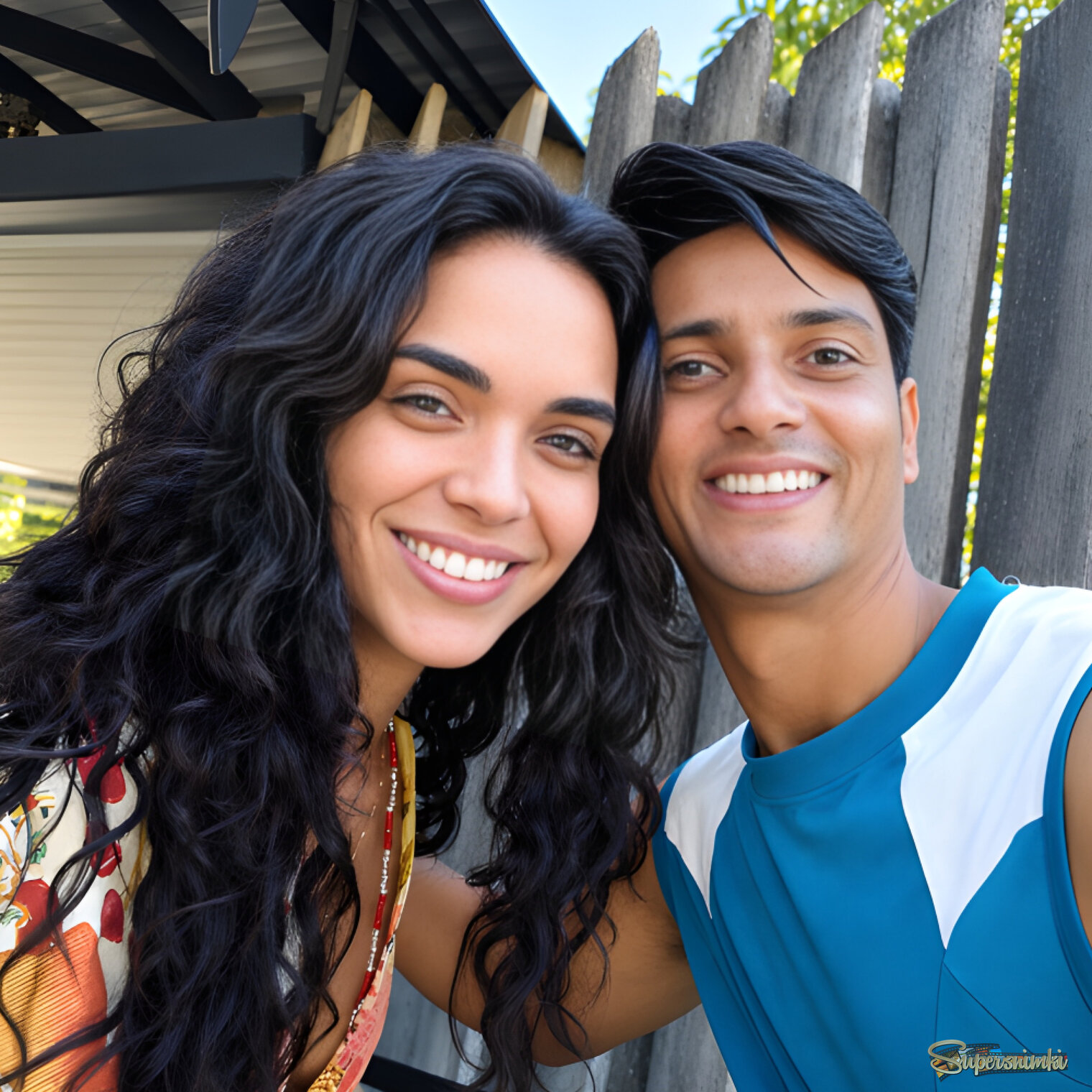 Romero Silva e Giovana Cordeiro na Globo