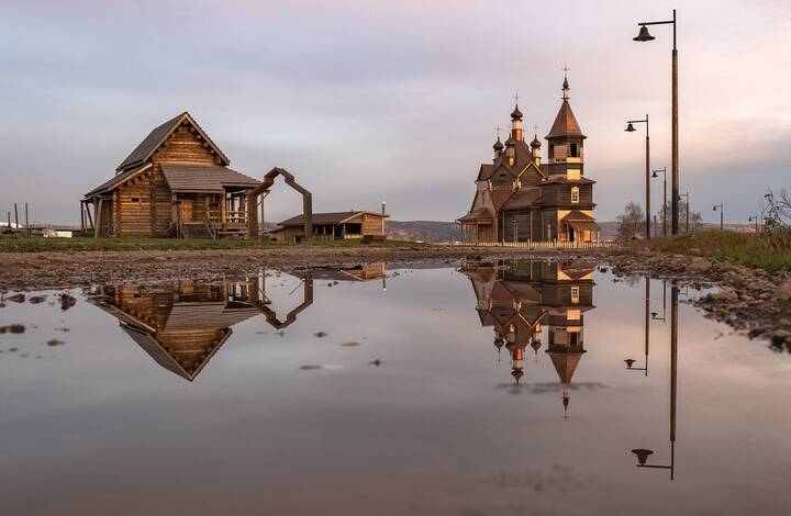 В вечернем свете