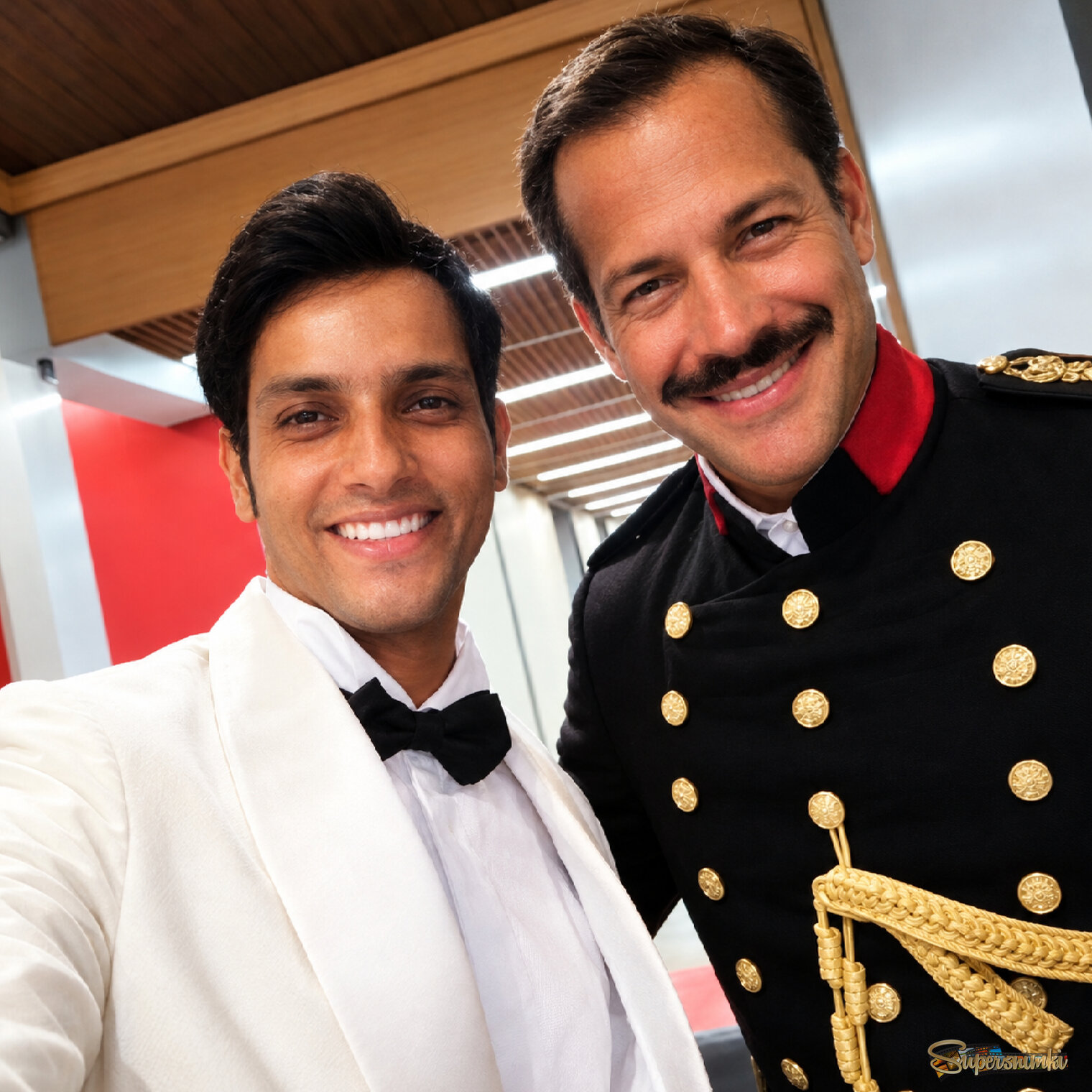 Romero Silva e Malvino Salvador na Globo