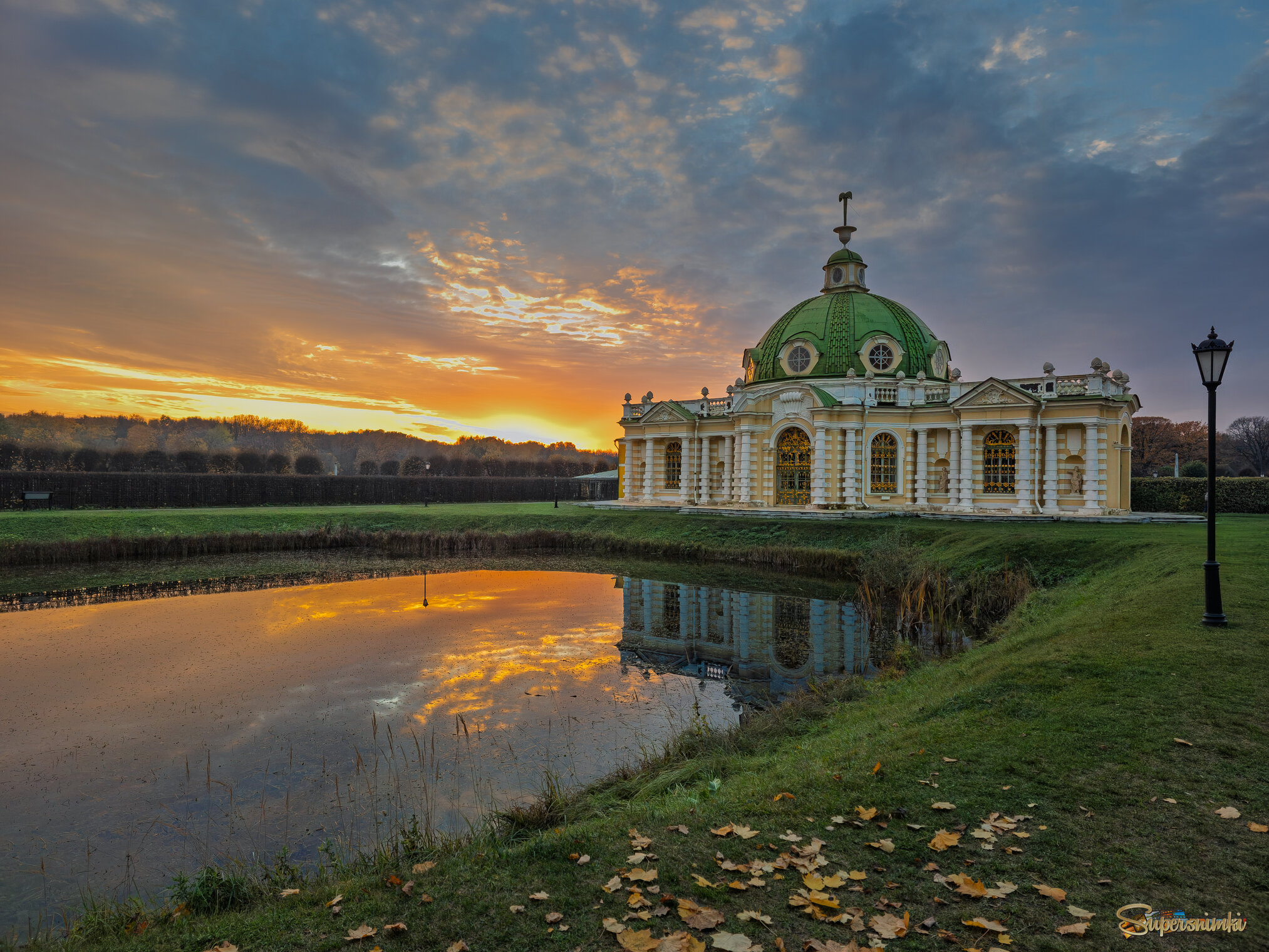 Кусково. Закат.