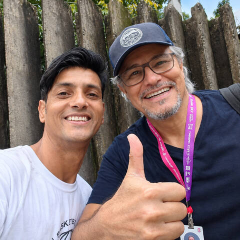 Romero Silva e Edson Celulari na Globo