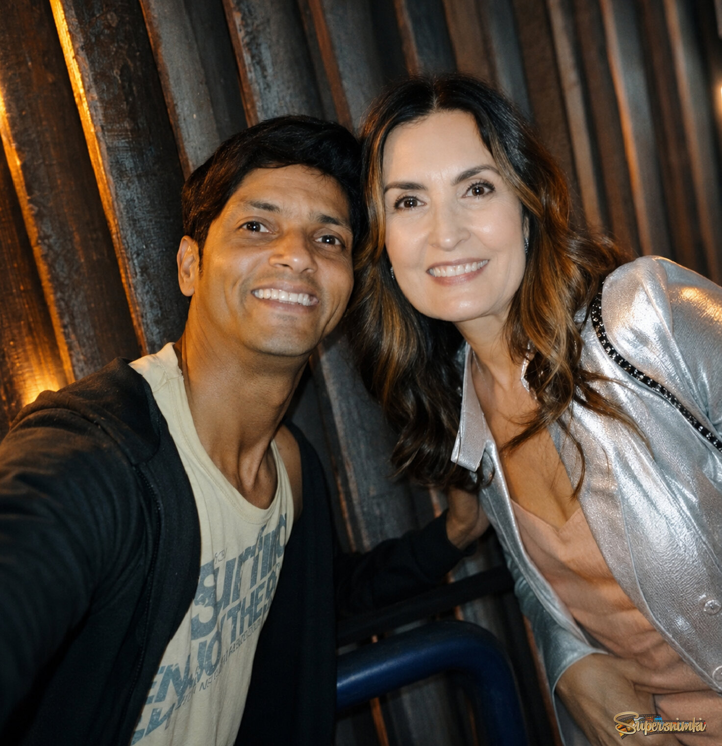 Romero Silva e Fatima Bernardes na Globo