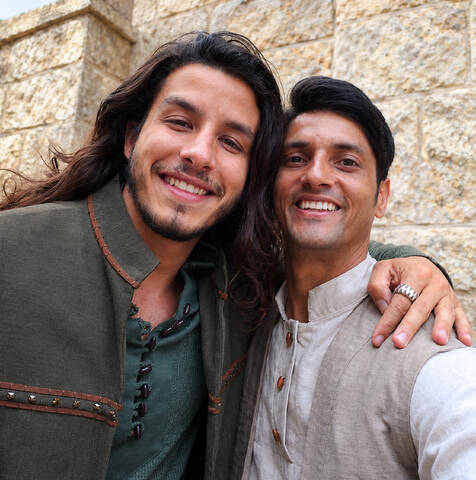 Romero Silva e Ricky Tavares na Globo