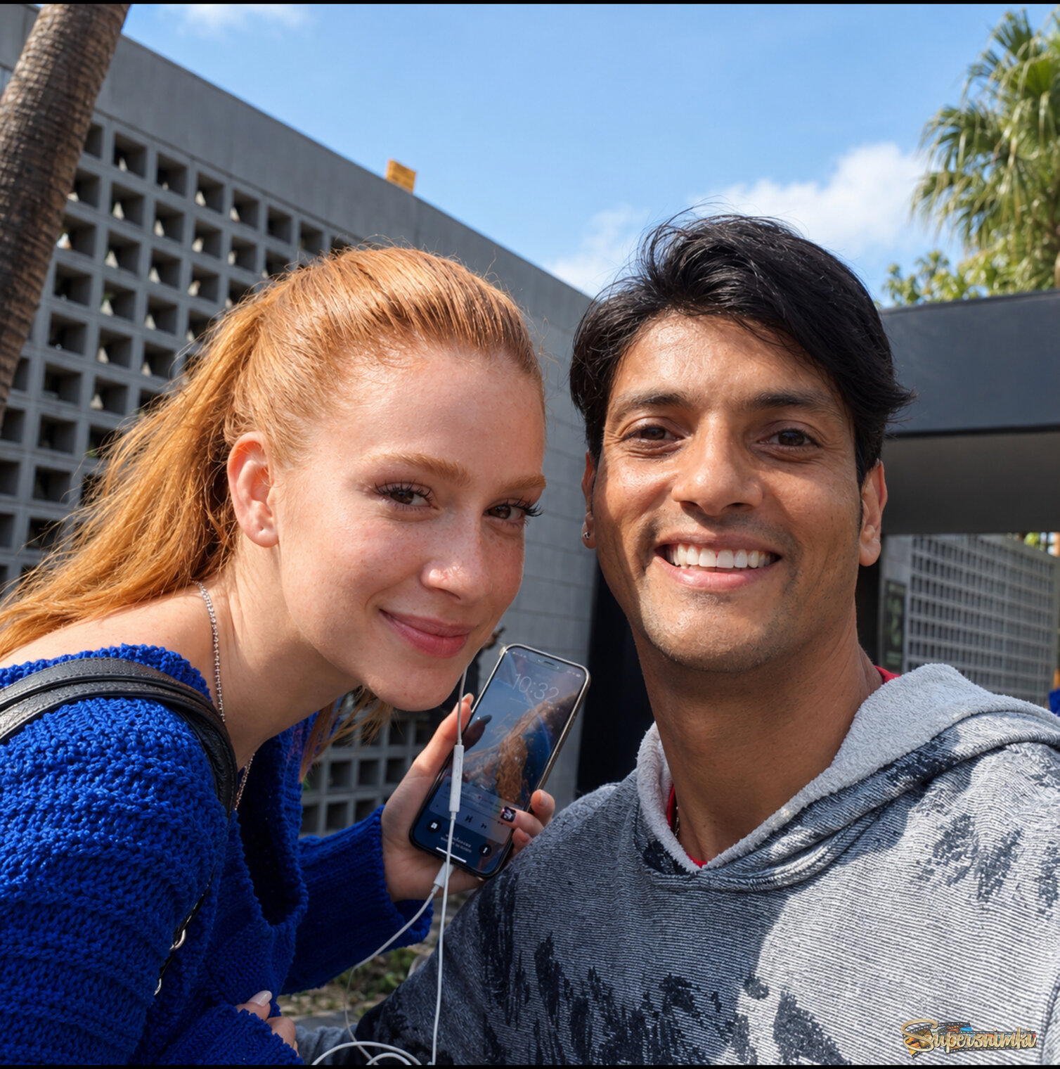 Romero Silva e Marina Ruy Barbosa na Globo